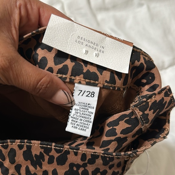 Celebrity pink leopard jeans - Picture 6 of 8